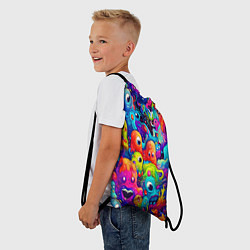 Рюкзак-мешок Кислотный трип, цвет: 3D-принт — фото 2