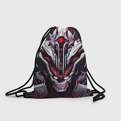 Рюкзак-мешок Красный кибер демон, цвет: 3D-принт