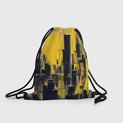 Рюкзак-мешок Большой нарисованный город, цвет: 3D-принт