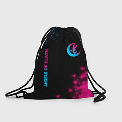Рюкзак-мешок Angels of Death - neon gradient: надпись, символ, цвет: 3D-принт