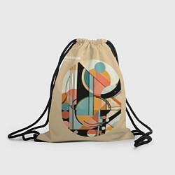 Рюкзак-мешок Баухаус - Глаза ацтека, цвет: 3D-принт