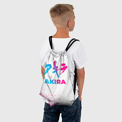 Рюкзак-мешок Akira neon gradient style, цвет: 3D-принт — фото 2