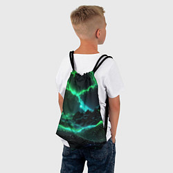Рюкзак-мешок Цифровая флора, цвет: 3D-принт — фото 2
