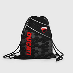 Рюкзак-мешок Ducati - технологическая броня, цвет: 3D-принт