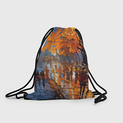 Рюкзак-мешок Осенний город импрессионизм, цвет: 3D-принт