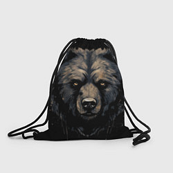 Рюкзак-мешок Крупный медведь, цвет: 3D-принт