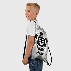 Рюкзак-мешок FNAF glitch на светлом фоне, цвет: 3D-принт — фото 2