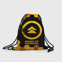 Рюкзак-мешок Ghost of Tsushima - gold gradient, цвет: 3D-принт