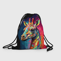 Рюкзак-мешок Психоделический жираф, цвет: 3D-принт