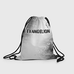 Рюкзак-мешок Evangelion glitch на светлом фоне: символ сверху, цвет: 3D-принт