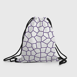 Рюкзак-мешок Сетчатый паттерн, цвет: 3D-принт