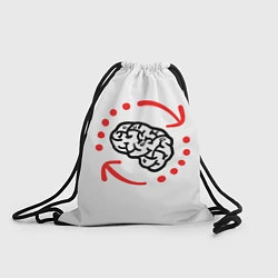Рюкзак-мешок Мозг долго загружает, цвет: 3D-принт