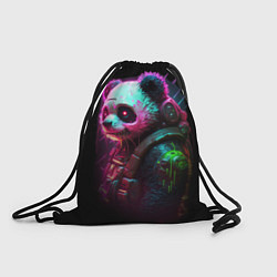 Рюкзак-мешок Cyberpunk panda, цвет: 3D-принт