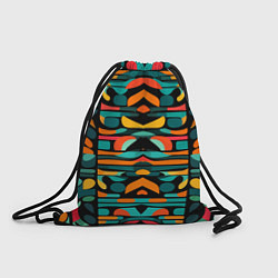 Рюкзак-мешок Абстрактный красочный паттерн - мода, цвет: 3D-принт