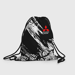 Рюкзак-мешок Mitsubishi - белый пятна, цвет: 3D-принт