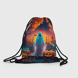 Рюкзак-мешок Привидение в хэллоуинскую ночь, цвет: 3D-принт