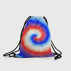 Рюкзак-мешок Тай-дай Российский флаг, цвет: 3D-принт