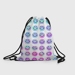 Рюкзак-мешок Smiley holographic, цвет: 3D-принт