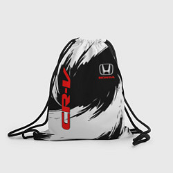 Рюкзак-мешок Honda - белые краски, цвет: 3D-принт