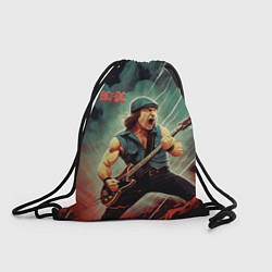 Рюкзак-мешок AC DC rock, цвет: 3D-принт