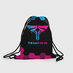 Рюкзак-мешок The Last Of Us - neon gradient, цвет: 3D-принт