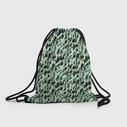 Рюкзак-мешок Пятнистый паттерн приглушенный зелёный, цвет: 3D-принт