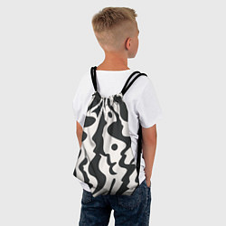 Рюкзак-мешок Кляксы паттерн, цвет: 3D-принт — фото 2