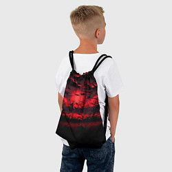 Рюкзак-мешок Стая ворон, цвет: 3D-принт — фото 2