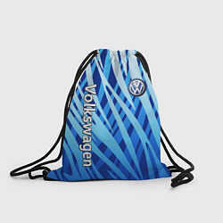 Рюкзак-мешок Volkswagen - синий камуфляж, цвет: 3D-принт