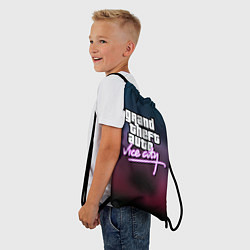 Рюкзак-мешок Vice сity неон, цвет: 3D-принт — фото 2