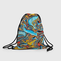 Рюкзак-мешок Абстрактная диффузия, цвет: 3D-принт