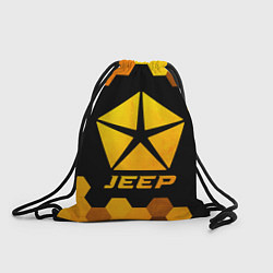 Рюкзак-мешок Jeep - gold gradient, цвет: 3D-принт