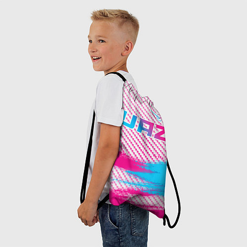 Мешок для обуви UAZ neon gradient style посередине / 3D-принт – фото 3