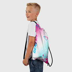 Рюкзак-мешок Genesis neon gradient style вертикально, цвет: 3D-принт — фото 2