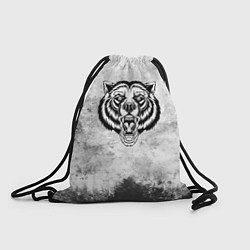 Рюкзак-мешок Texture - медведь в ярости, цвет: 3D-принт