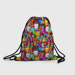 Рюкзак-мешок Набор художника, цвет: 3D-принт