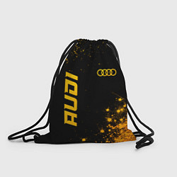 Рюкзак-мешок Audi - gold gradient вертикально, цвет: 3D-принт