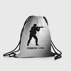 Рюкзак-мешок Counter Strike glitch на светлом фоне, цвет: 3D-принт