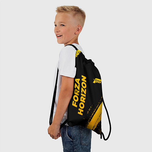 Мешок для обуви Forza Horizon - gold gradient вертикально / 3D-принт – фото 3