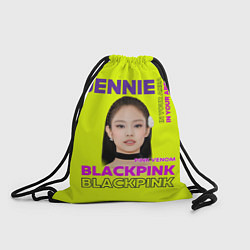 Рюкзак-мешок Jennie - певица Blackpink, цвет: 3D-принт