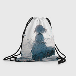 Рюкзак-мешок Безликая дева, цвет: 3D-принт