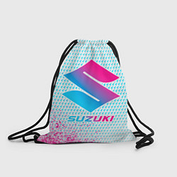 Рюкзак-мешок Suzuki neon gradient style, цвет: 3D-принт