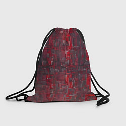 Рюкзак-мешок Красный металл модерн, цвет: 3D-принт