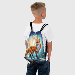 Рюкзак-мешок Мистическая лиса тотем лисы, цвет: 3D-принт — фото 2