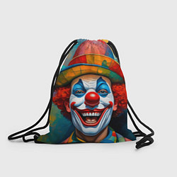 Рюкзак-мешок Нейросеть - Хэллоуин безумный клоун, цвет: 3D-принт
