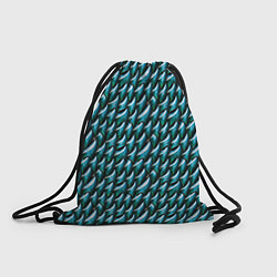 Рюкзак-мешок Изумрудная чешуя дракона, цвет: 3D-принт