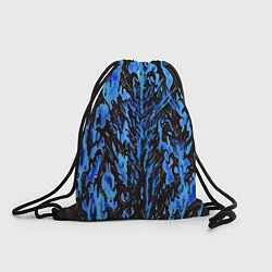 Рюкзак-мешок Демонический доспех синий, цвет: 3D-принт