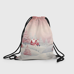 Мешок для обуви Снежное сияние ночи