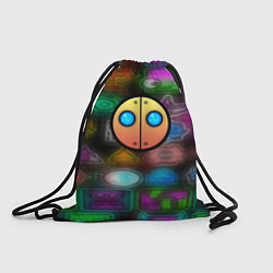 Рюкзак-мешок Geometry dash stiker, цвет: 3D-принт