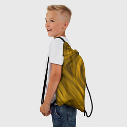 Рюкзак-мешок Текстура желтой шерсти, цвет: 3D-принт — фото 2